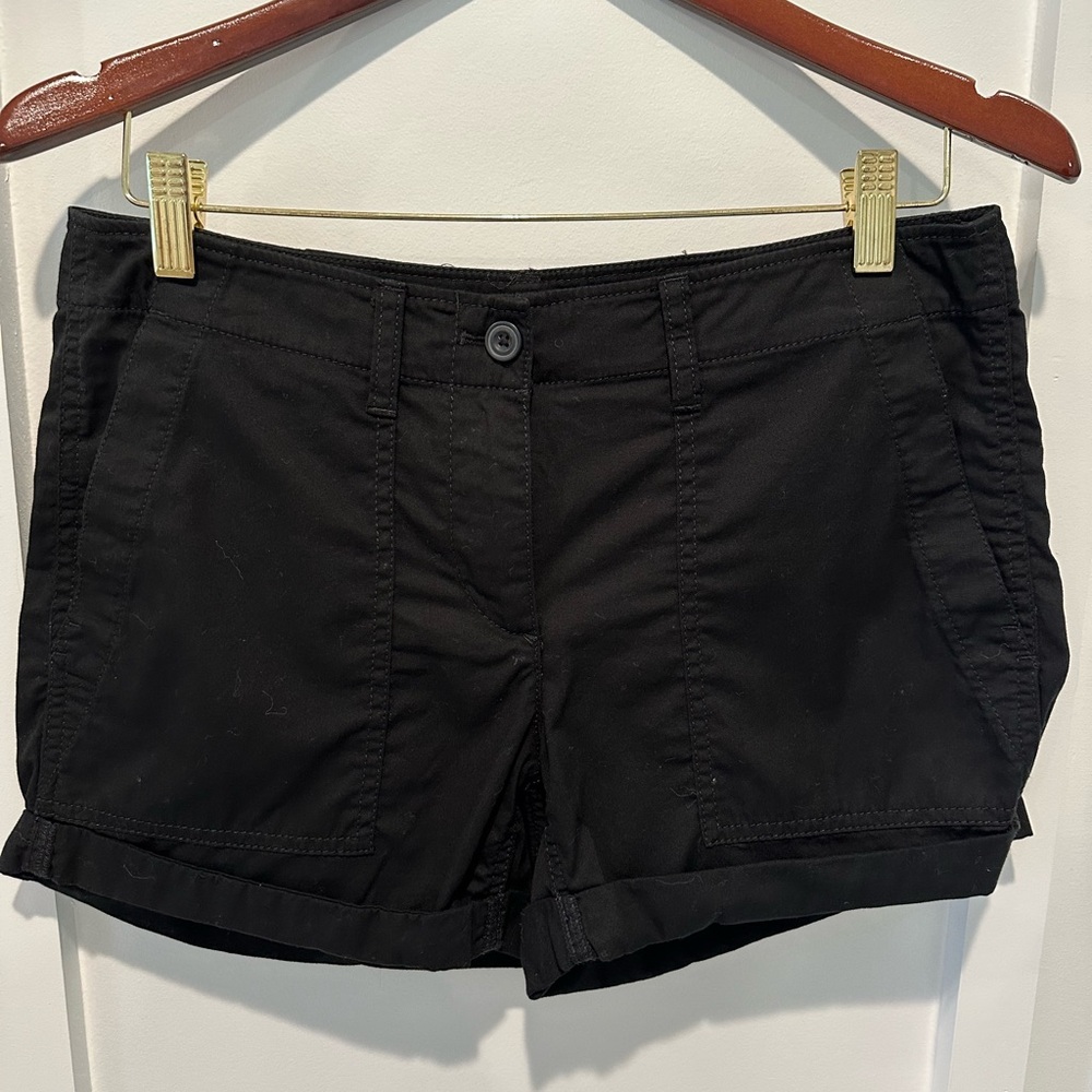 Black Cargo Women's Shorts